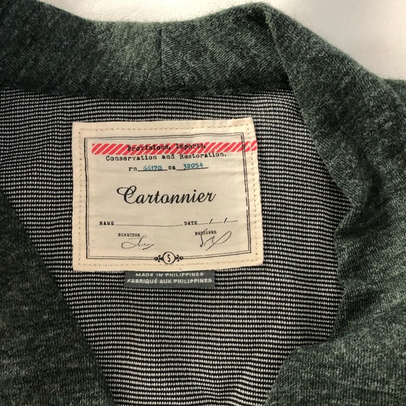 Anthropologie Cartonnier Green Jacket, S - Picture 3 of 5
